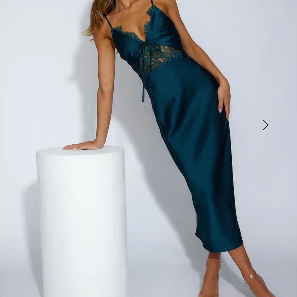 YOUR STYLE MIDI DRESS TEAL HELLO MOLLY MEDIUM